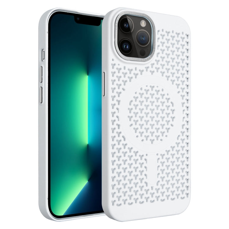 For iPhone 13 Pro Max Ice Feeling Cooling MagSafe Magnetic Phone Case