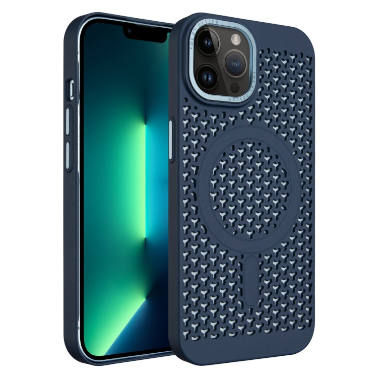 For iPhone 13 Pro Max Ice Feeling Cooling MagSafe Magnetic Phone Case