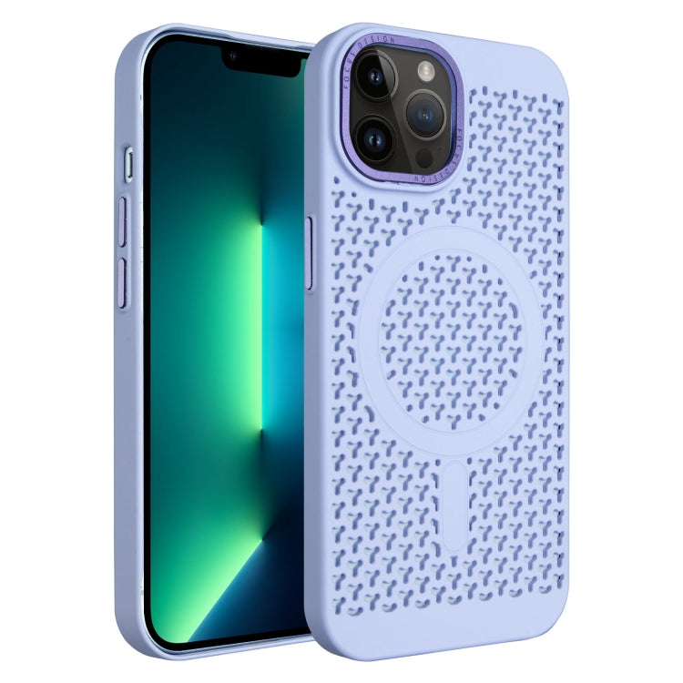 For iPhone 13 Pro Max Ice Feeling Cooling MagSafe Magnetic Phone Case