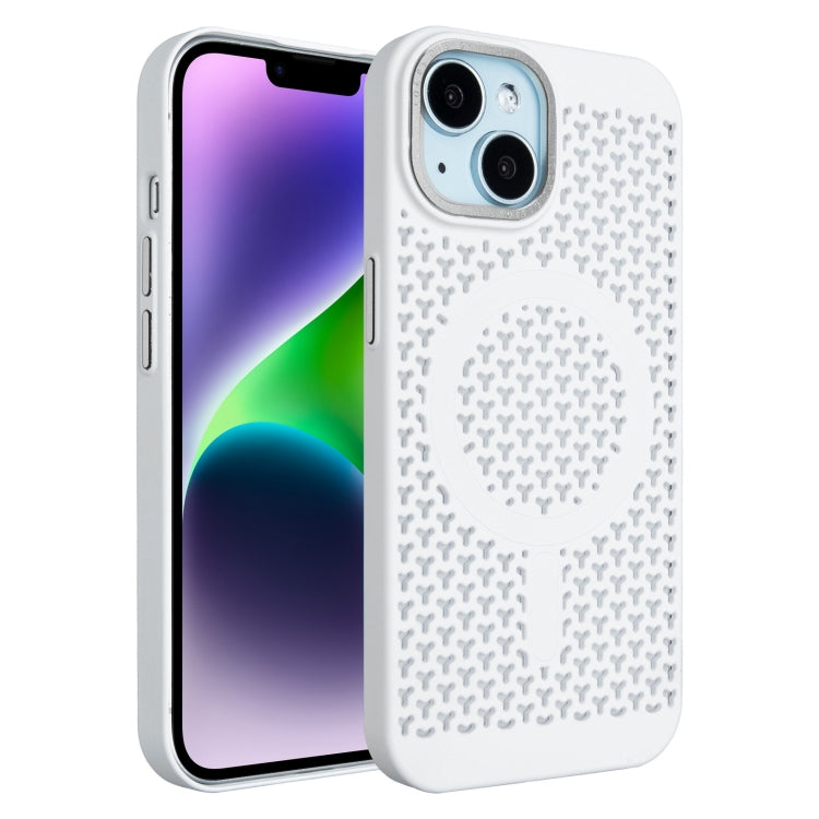 For iPhone 14 Ice Feeling Cooling MagSafe Magnetic Phone Case