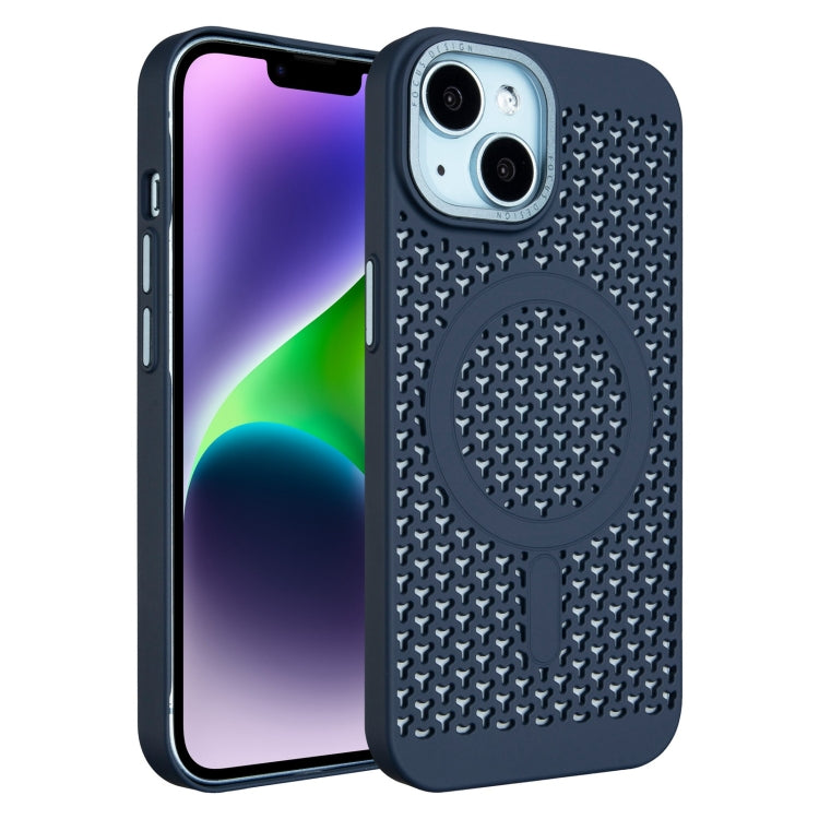For iPhone 14 Ice Feeling Cooling MagSafe Magnetic Phone Case