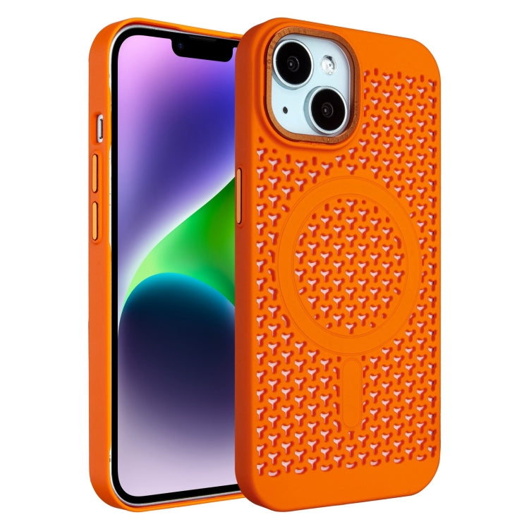 For iPhone 14 Plus Ice Feeling Cooling MagSafe Magnetic Phone Case