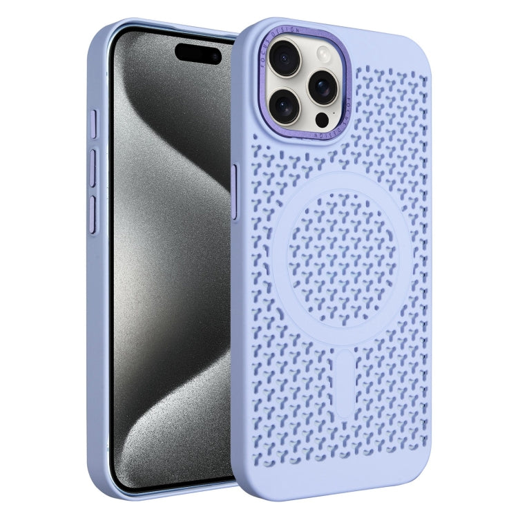 For iPhone 15 Pro Ice Feeling Cooling MagSafe Magnetic Phone Case