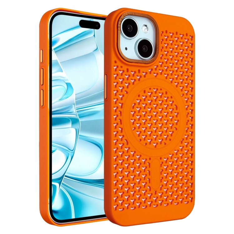 For iPhone 16 Plus Ice Feeling Cooling MagSafe Magnetic Phone Case