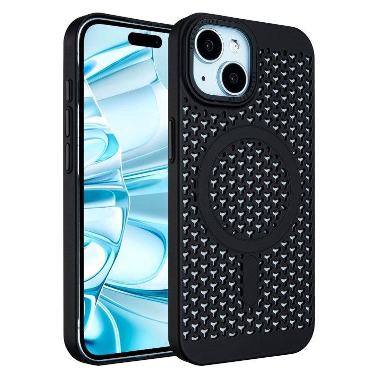 For iPhone 16 Plus Ice Feeling Cooling MagSafe Magnetic Phone Case