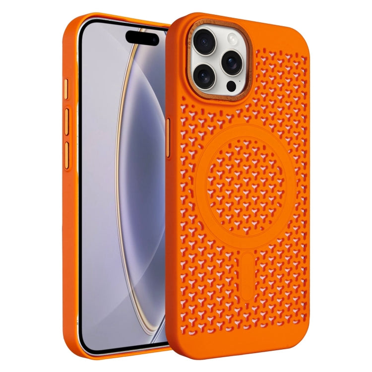 For iPhone 16 Pro Ice Feeling Cooling MagSafe Magnetic Phone Case