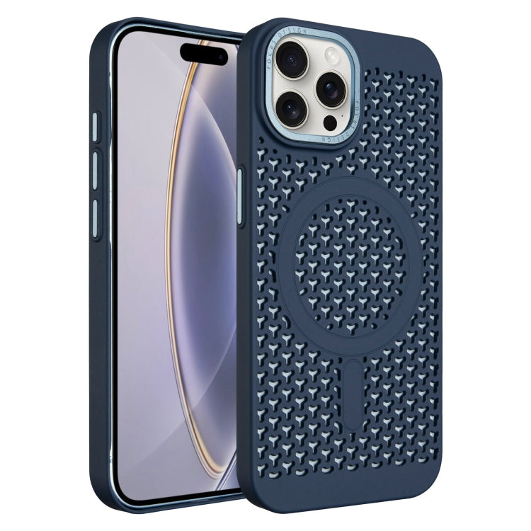 For iPhone 16 Pro Ice Feeling Cooling MagSafe Magnetic Phone Case