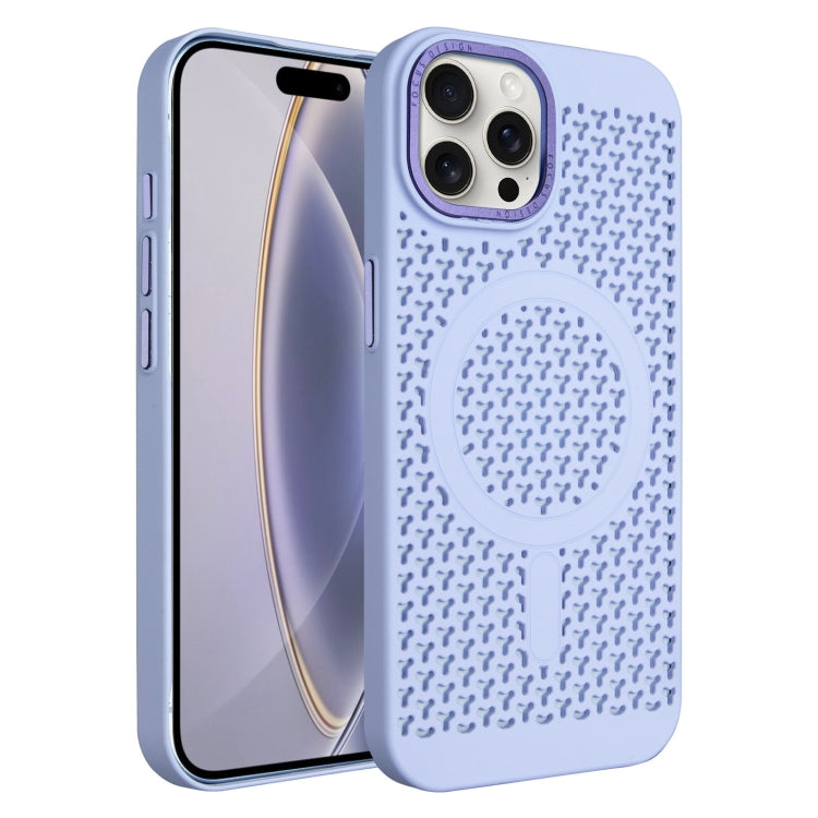 For iPhone 16 Pro Ice Feeling Cooling MagSafe Magnetic Phone Case
