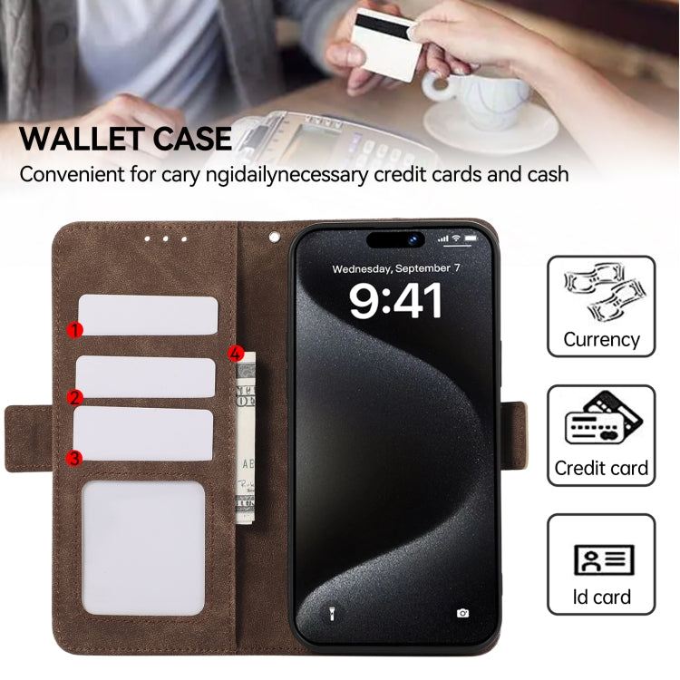 For OnePlus Nord 4 ABEEL Frosted Magnetic RFID Leather Phone Case