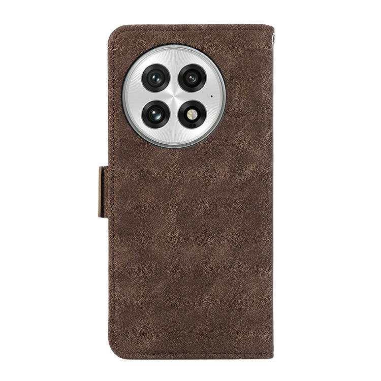 For OnePlus 13 ABEEL Frosted Magnetic RFID Leather Phone Case
