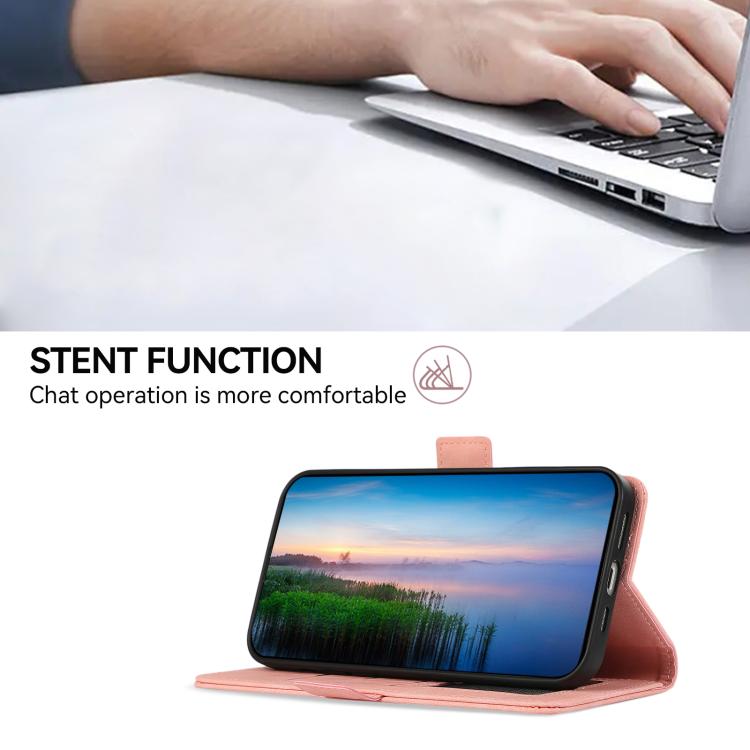 For OnePlus Turbo 6V / Turbo 6 ABEEL Frosted Magnetic RFID Leather Phone Case