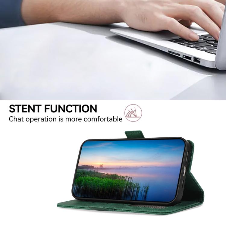 For OnePlus Turbo 6V / Turbo 6 ABEEL Frosted Magnetic RFID Leather Phone Case