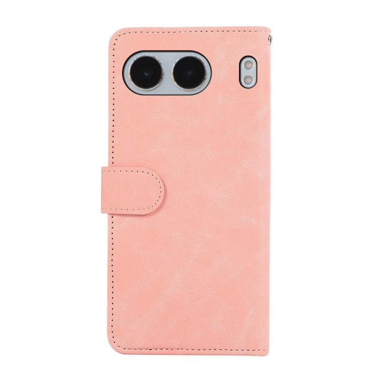 For OnePlus Nord 4 ABEEL Color Block Magnetic RFID Leather Phone Case