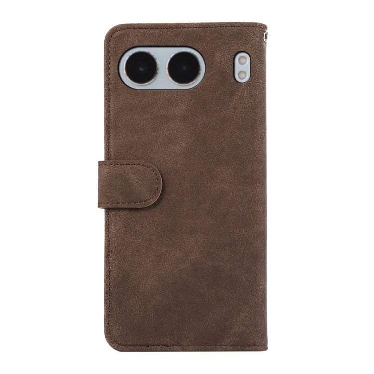 For OnePlus Nord 4 ABEEL Color Block Magnetic RFID Leather Phone Case