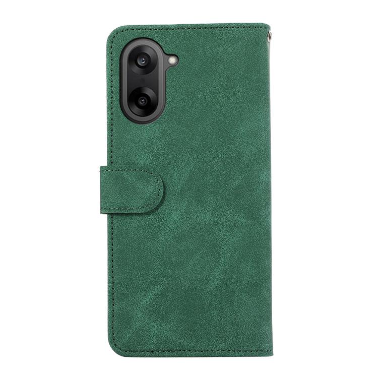 For OnePlus Nord CE5 / Ace 5 Racing ABEEL Color Block Magnetic RFID Leather Phone Case
