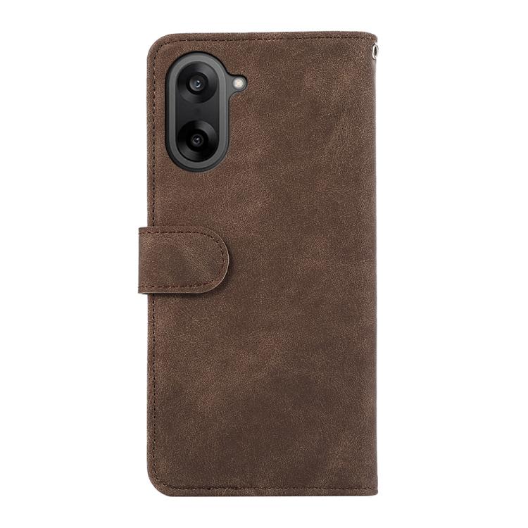 For OnePlus Nord CE5 / Ace 5 Racing ABEEL Color Block Magnetic RFID Leather Phone Case