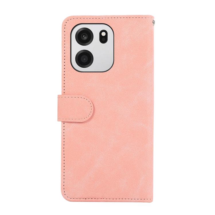 For OnePlus Turbo 6V / Turbo 6 ABEEL Color Block Magnetic RFID Leather Phone Case