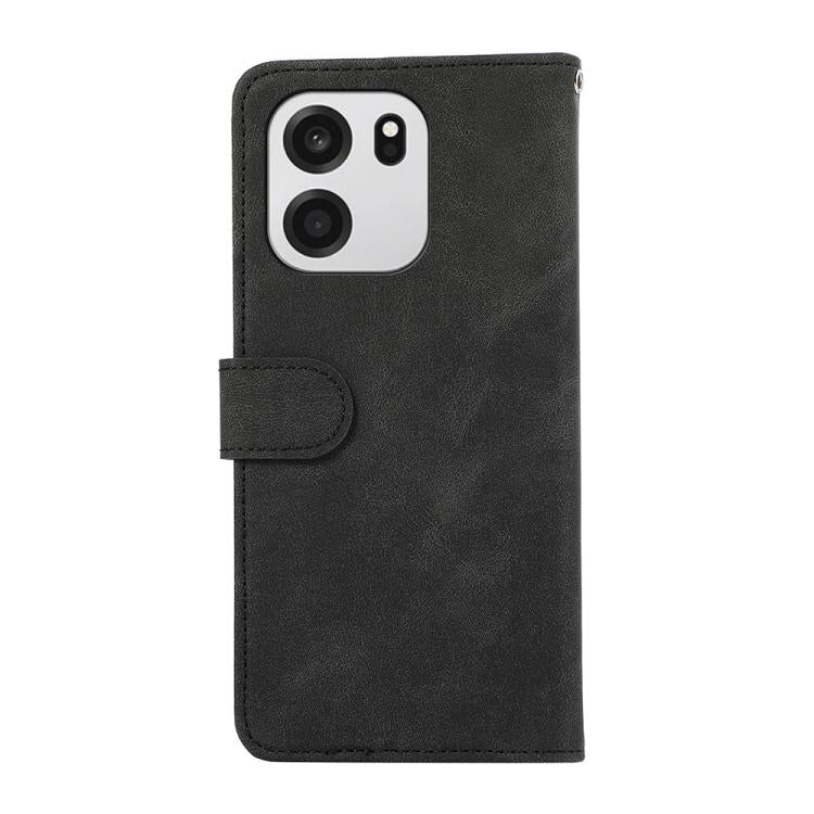 For OnePlus Turbo 6V / Turbo 6 ABEEL Color Block Magnetic RFID Leather Phone Case