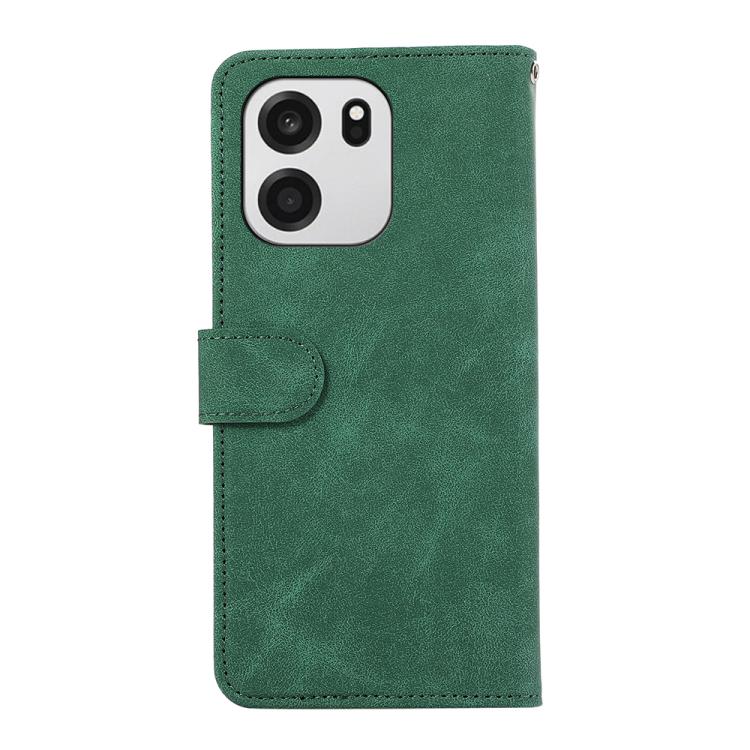 For OnePlus Turbo 6V / Turbo 6 ABEEL Color Block Magnetic RFID Leather Phone Case