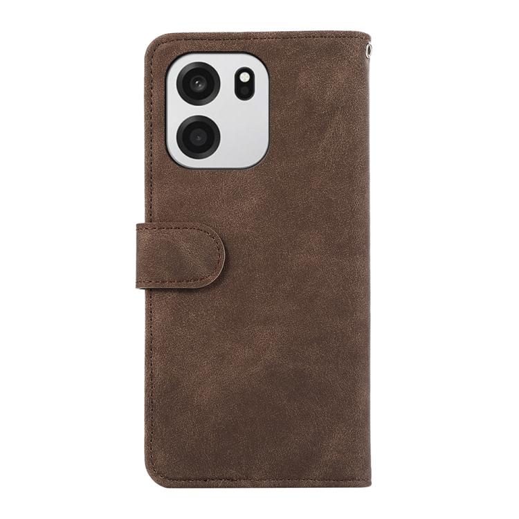 For OnePlus Turbo 6V / Turbo 6 ABEEL Color Block Magnetic RFID Leather Phone Case
