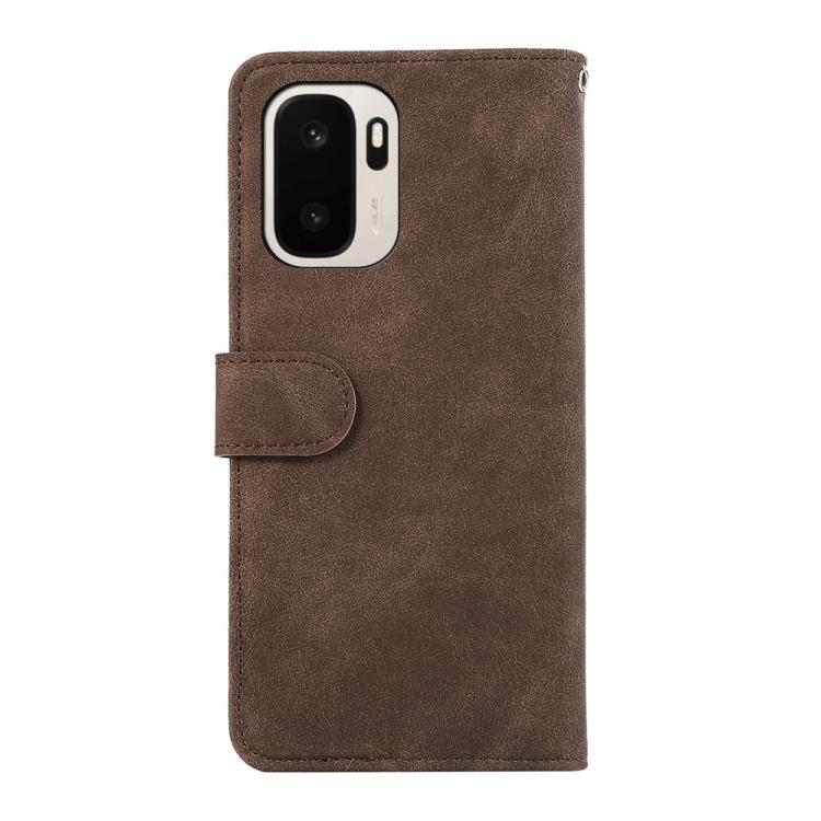 For OnePlus Ace 6 Ultra ABEEL Color Block Magnetic RFID Leather Phone Case
