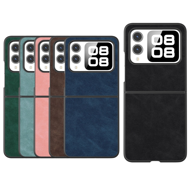 For Huawei nova Flip PU Leather Black Edge Phone Case