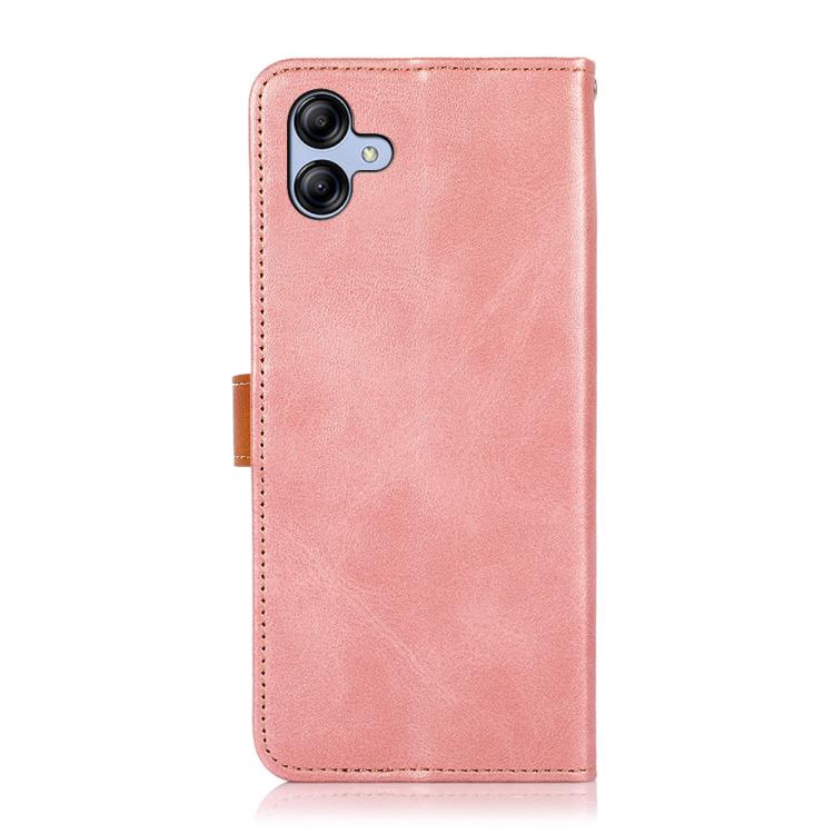 For Samsung Galaxy A07 5G KHAZNEH Dual-color Cowhide Texture Flip Leather Phone Case