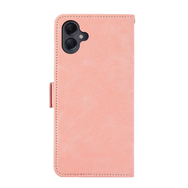 For Samsung Galaxy A06 4G ABEEL Frosted Magnetic RFID Leather Phone Case