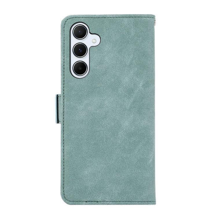 For Samsung Galaxy A36 5G ABEEL Frosted Magnetic RFID Leather Phone Case