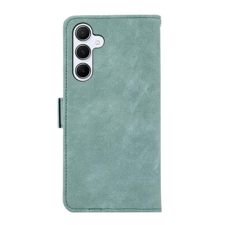 For Samsung Galaxy A17 5G ABEEL Frosted Magnetic RFID Leather Phone Case