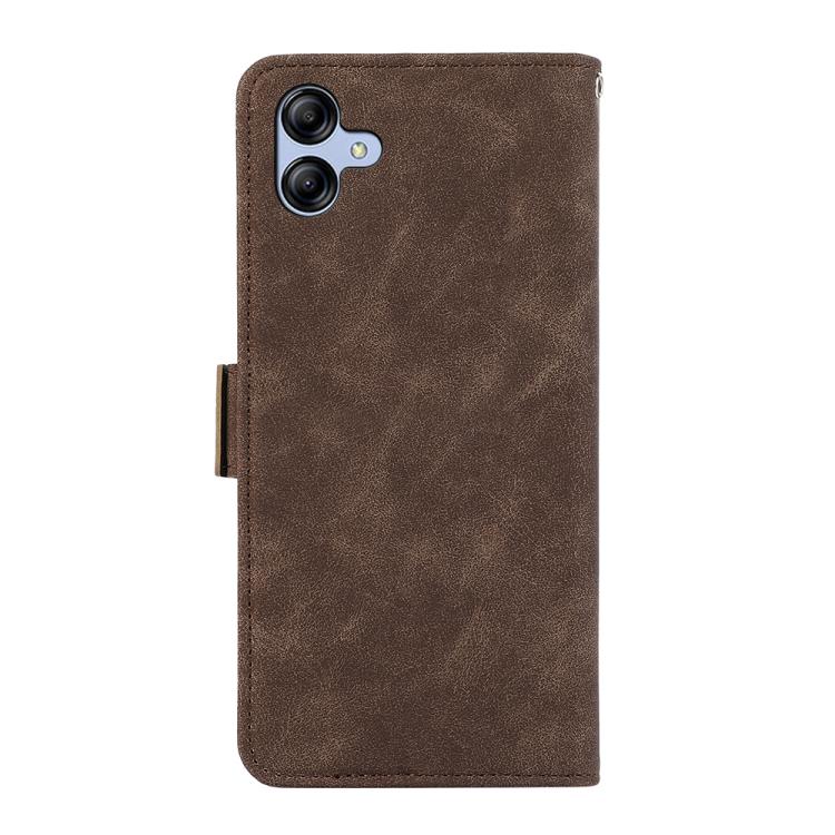 For Samsung Galaxy A07 5G ABEEL Frosted Magnetic RFID Leather Phone Case