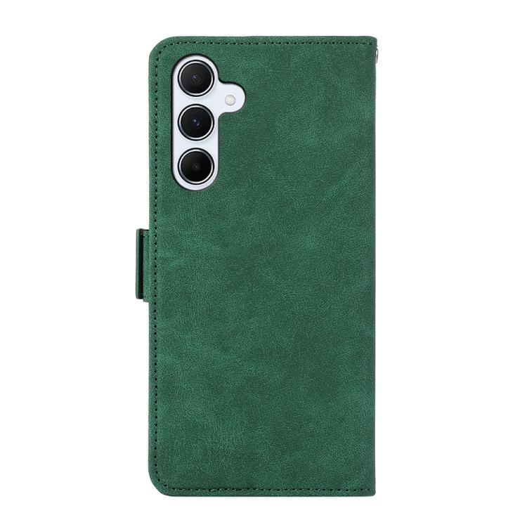 For Samsung Galaxy A57 5G ABEEL Frosted Magnetic RFID Leather Phone Case