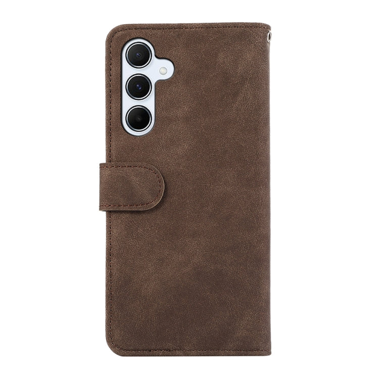 For Samsung Galaxy A36 5G ABEEL Color Block Magnetic RFID Leather Phone Case