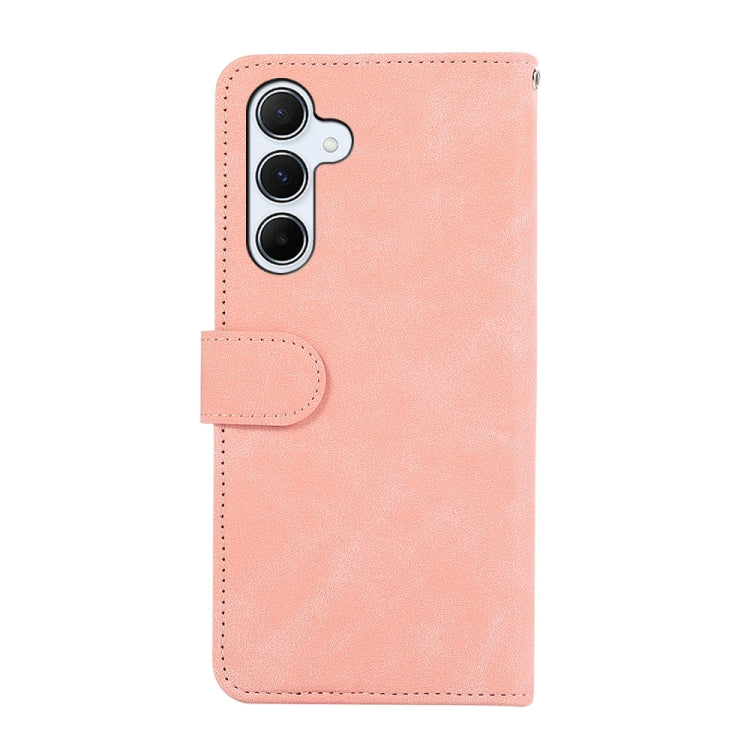 For Samsung Galaxy A56 5G ABEEL Color Block Magnetic RFID Leather Phone Case
