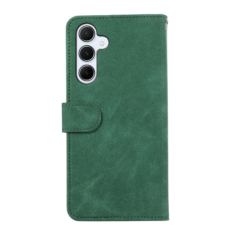 For Samsung Galaxy A56 5G ABEEL Color Block Magnetic RFID Leather Phone Case