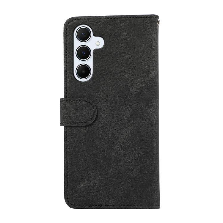 For Samsung Galaxy A17 5G ABEEL Color Block Magnetic RFID Leather Phone Case