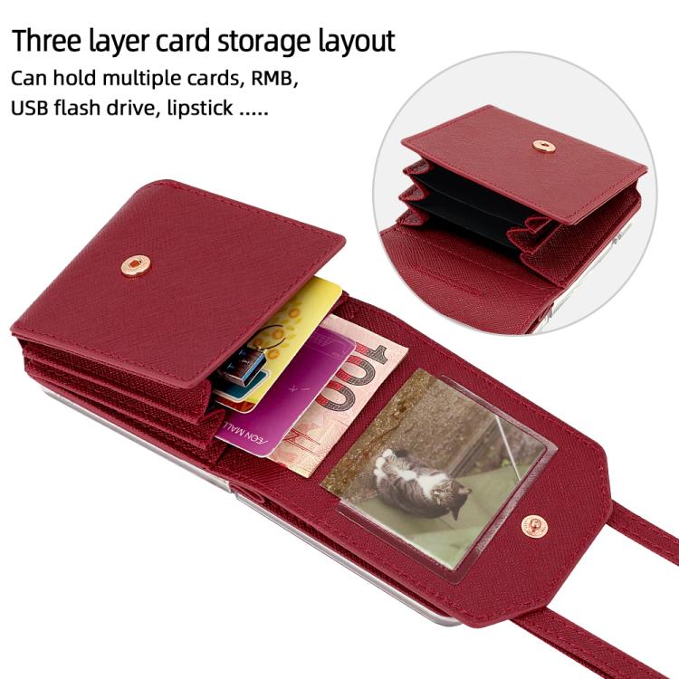 For Samsung Galaxy Z Flip7 5G VIETAO Portable Organ Style Wallet PU Phone Case