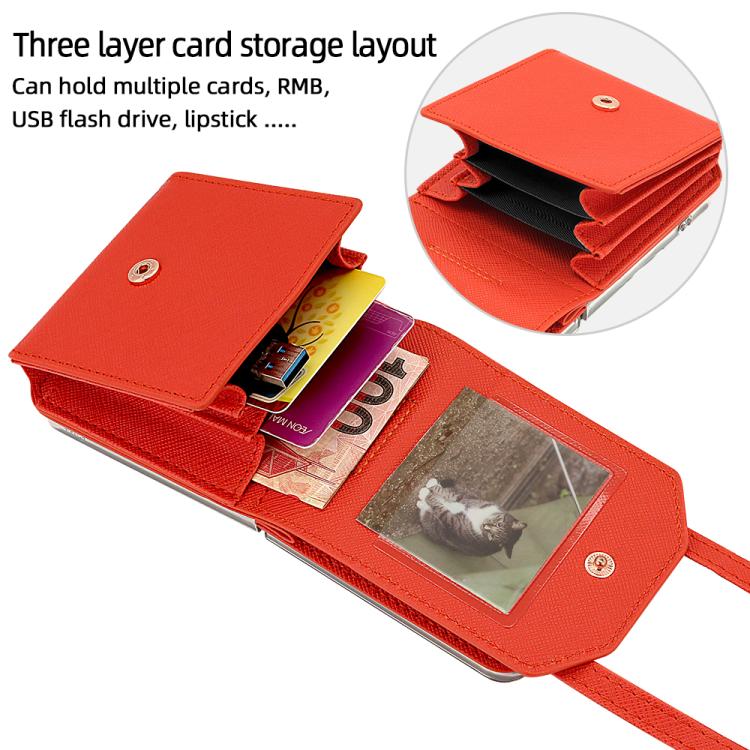 For Samsung Galaxy Z Flip7 5G VIETAO Portable Organ Style Wallet PU Phone Case