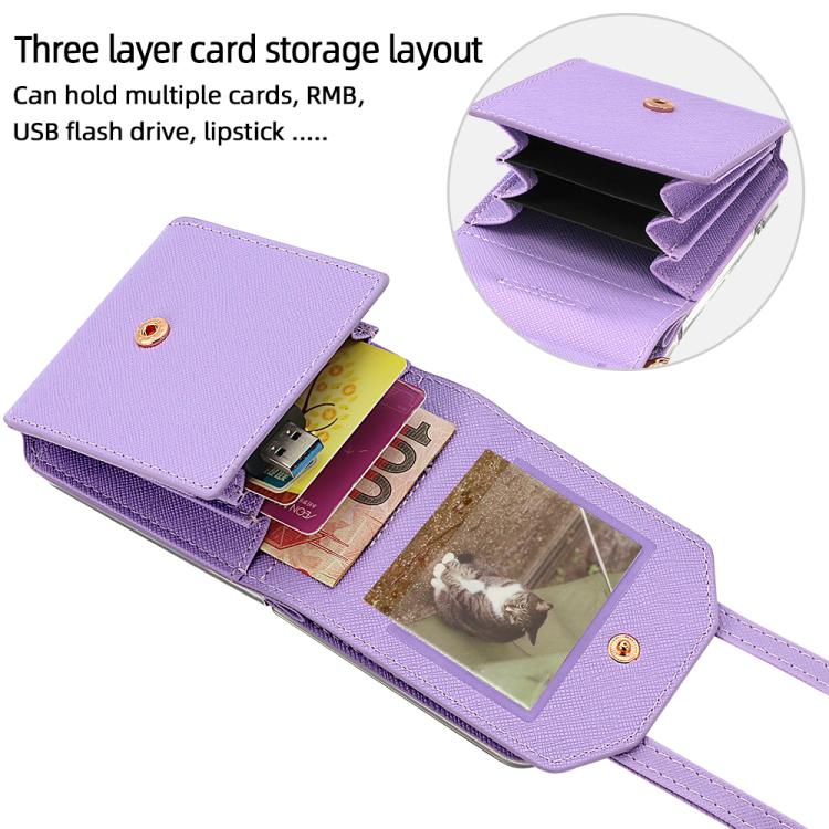 For Samsung Galaxy Z Flip7 5G VIETAO Portable Organ Style Wallet PU Phone Case
