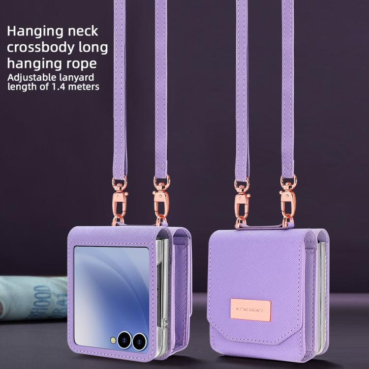 For Samsung Galaxy Z Flip7 5G VIETAO Portable Organ Style Wallet PU Phone Case