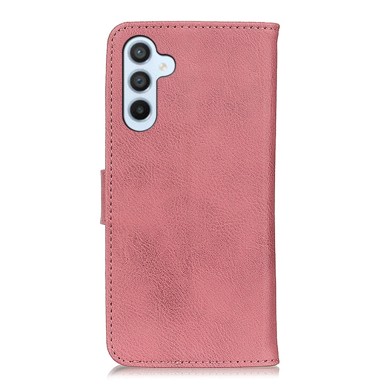 For Samsung Galaxy A56 5G KHAZNEH Cowhide Texture Horizontal Flip Leather Phone Case