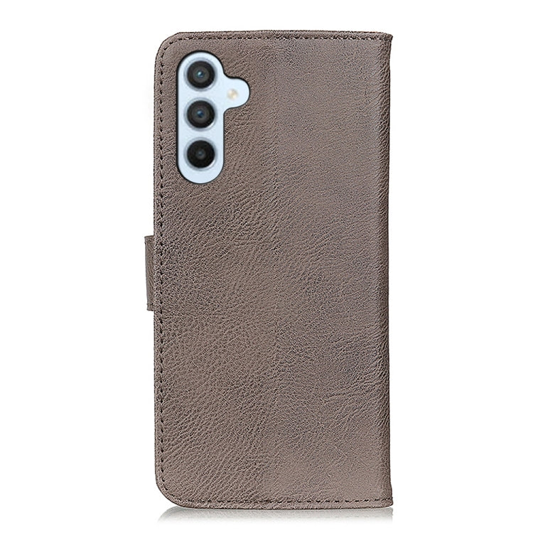 For Samsung Galaxy A56 5G KHAZNEH Cowhide Texture Horizontal Flip Leather Phone Case