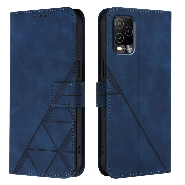 For BLU View 5 Pro Crossbody 3D Embossed Flip Leather Phone Case