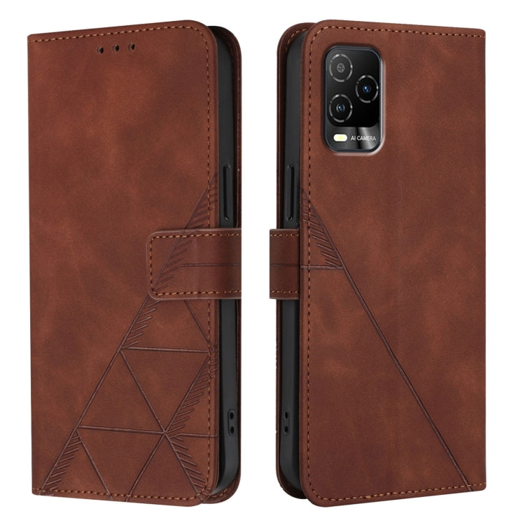 For BLU View 5 Pro Crossbody 3D Embossed Flip Leather Phone Case