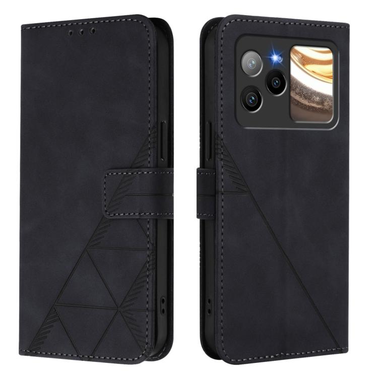 For BLU Bold N4 Crossbody 3D Embossed Flip Leather Phone Case