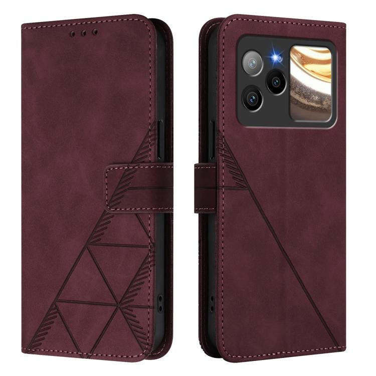 For BLU Bold N4 Crossbody 3D Embossed Flip Leather Phone Case