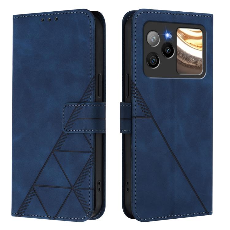 For BLU Bold N4 Crossbody 3D Embossed Flip Leather Phone Case