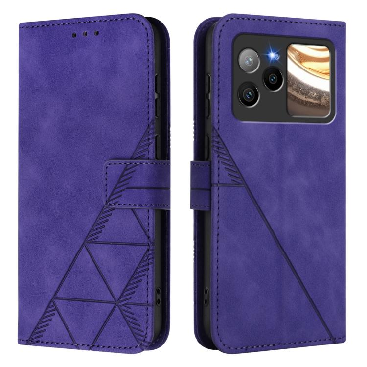 For BLU Bold N4 Crossbody 3D Embossed Flip Leather Phone Case