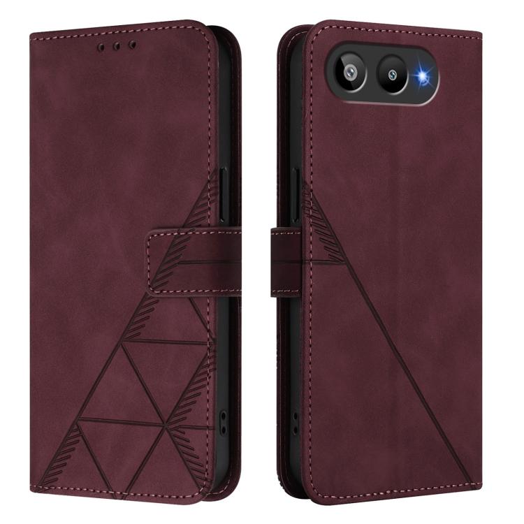 For BLU G95 Crossbody 3D Embossed Flip Leather Phone Case