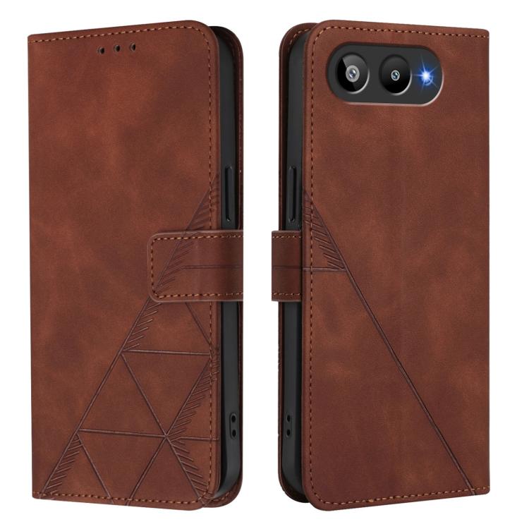For BLU G95 Crossbody 3D Embossed Flip Leather Phone Case